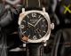 High Quality Replica Panerai Radiomir GMT Black Dial Rose Gold Power Reserve Watch 45mm Brown Leather Band (8)_th.jpg